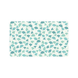 Green ginkgo leaves pattern Doormat