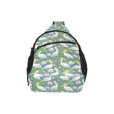 Pelican Pattern Print Design 04 All Over Print Chest Bag