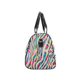 Colorful zebra skin pattern Travel Bag