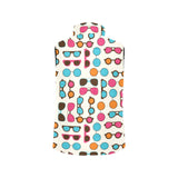 Sun Glasses Pattern Print Design 03 Women's Padded Vest