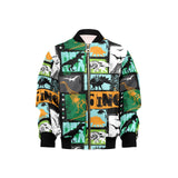 dinosaurs print pattern Kids' Boys' Girls' Bomber Jacket