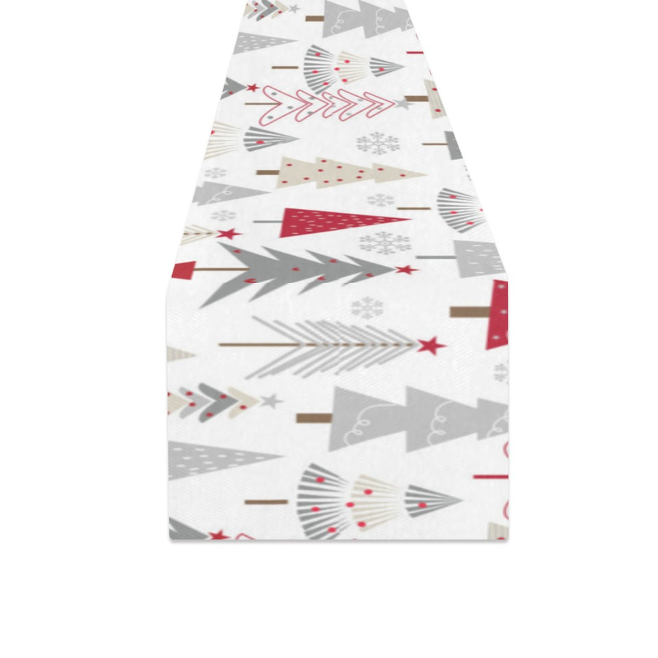 Cute Christmas tree pattern Table Runner