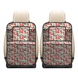 Popcorn Pattern Print Design 05 Car Seat Back Organizer