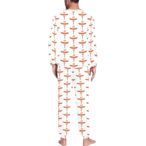 Sausage Pattern Print Design 05 Men's All Over Print Pajama