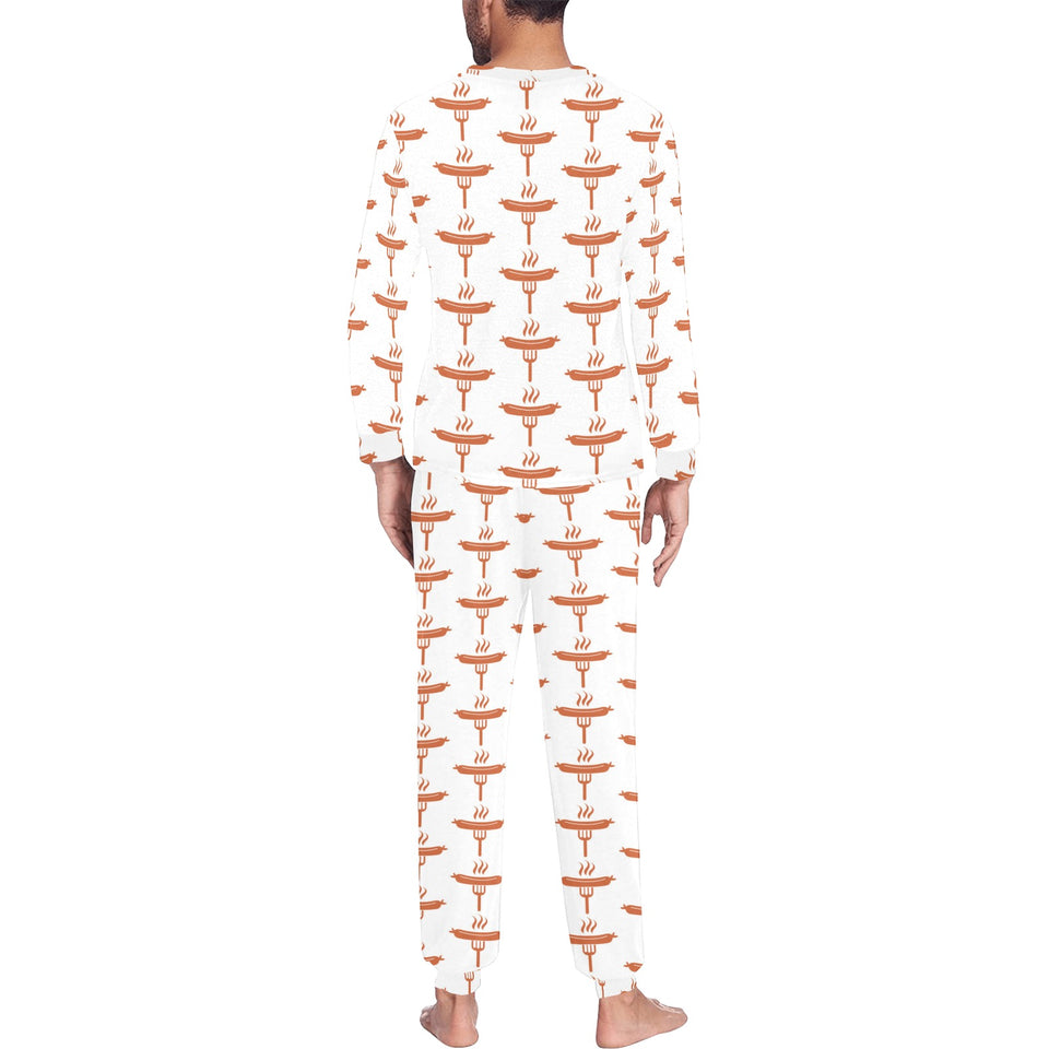 Sausage Pattern Print Design 05 Men's All Over Print Pajama