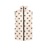 Ostrich Pattern Print Design 05 Men's Padded Vest