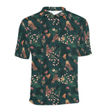 Snake forest pattern Men's All Over Print Polo Shirt