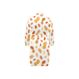 peanuts pattern Men's Long Sleeve Belted Night Robe