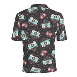 Camera Pattern Print Design 04 Men's All Over Print Polo Shirt