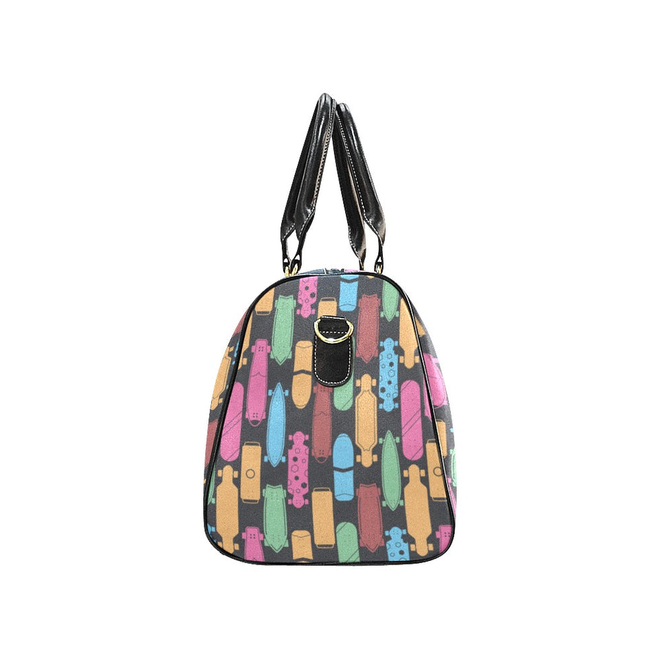 Skate Board Pattern Print Design 02 Travel Bag
