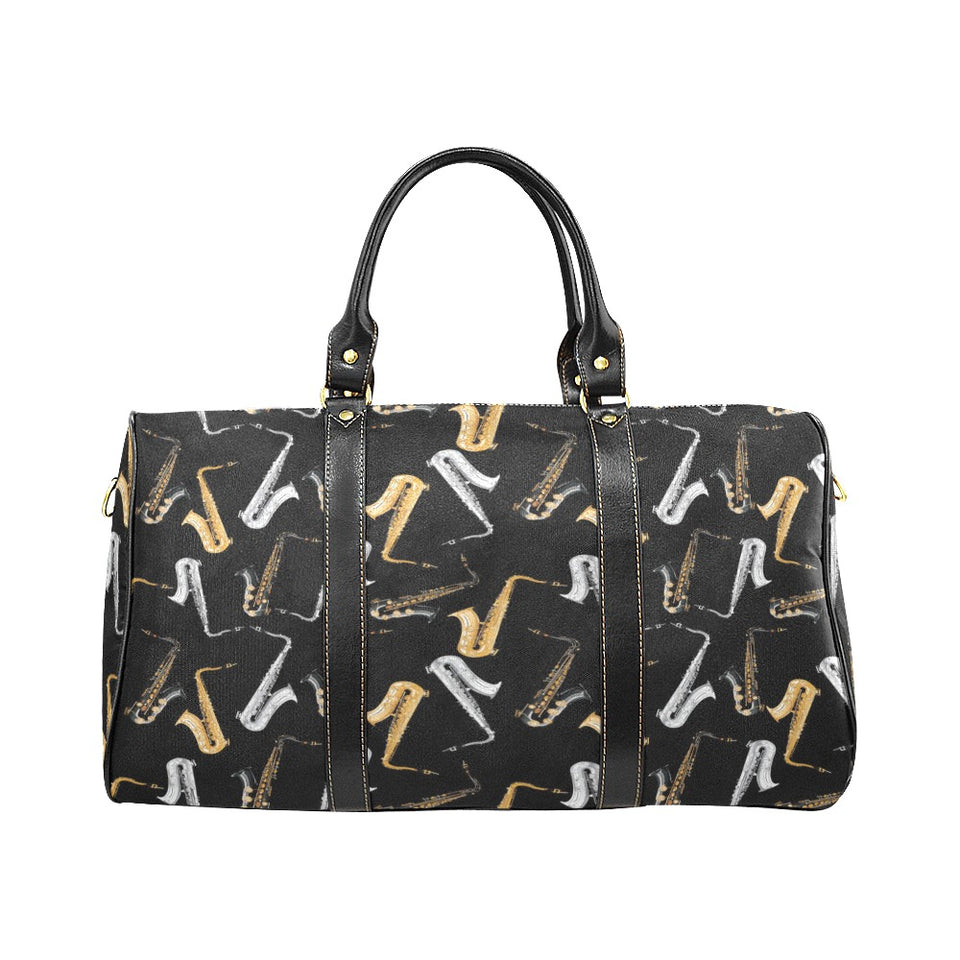 saxophone design pattern Travel Bag