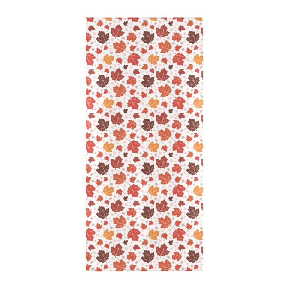 Colorful Maple Leaf pattern Beach Towel