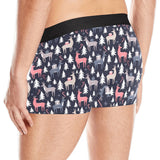 Deers Winter Christmas pattern Men's All Over Print Boxer Briefs Men's Underwear