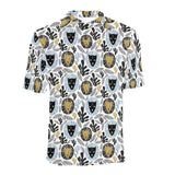 Lion Pattern Print Design 05 Men's All Over Print Polo Shirt