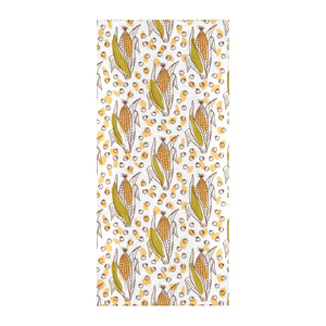 Corn Pattern Print Design 02 Beach Towel