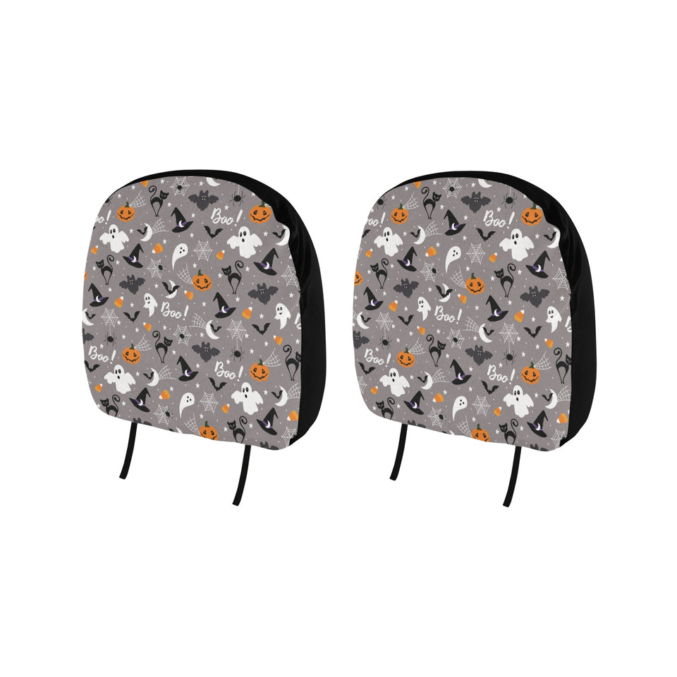 Halloween design pattern Car Headrest Cover