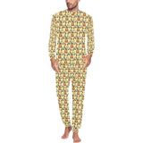 English Bulldog Pattern Print Design 02 Men's All Over Print Pajama