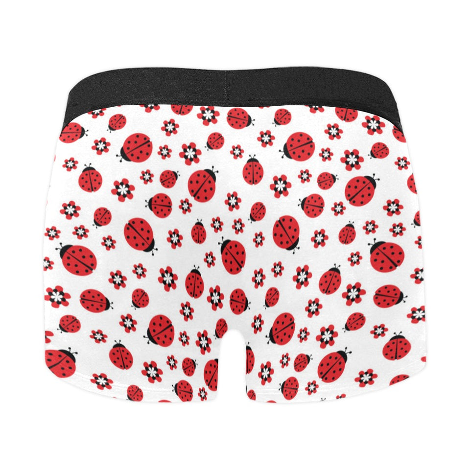 Ladybug Pattern Print Design 04 Men's All Over Print Boxer Briefs Men's Underwear