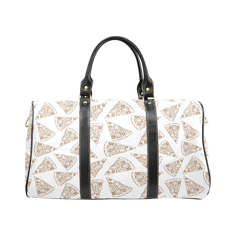 Hand drawn pizza pattern Travel Bag