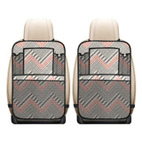 zigzag chevron striped pattern Car Seat Back Organizer