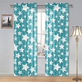 Vintage star pattern Gauze Curtain