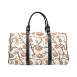 Sloths hanging on the tree pattern Travel Bag