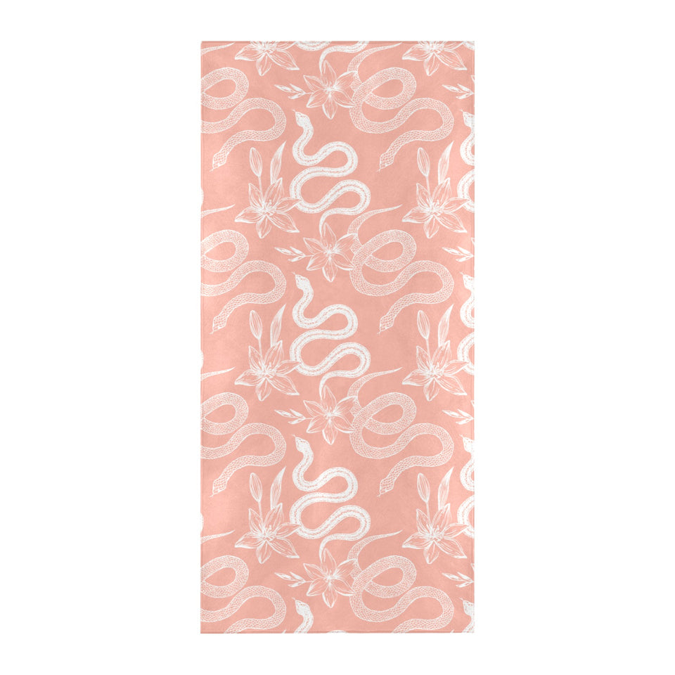 Snake lilies flower pattern Beach Towel