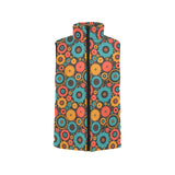 Gear Pattern Print Design 01 Men's Padded Vest