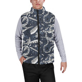 Piano Pattern Print Design 02 Men's Padded Vest