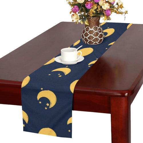 Moon star pattern Table Runner
