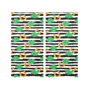 Horseshoes Pattern Print Design 01 Gauze Curtain