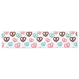 Pretzels Pattern Print Design 04 Table Runner