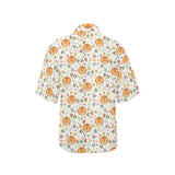 Lion Pattern Print Design 04 Women's All Over Print Hawaiian Shirt