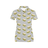 Sandwich Pattern Print Design 05 Women's All Over Print Polo Shirt