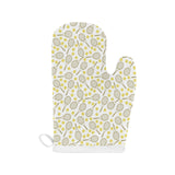 Tennis Pattern Print Design 02 Heat Resistant Oven Mitts