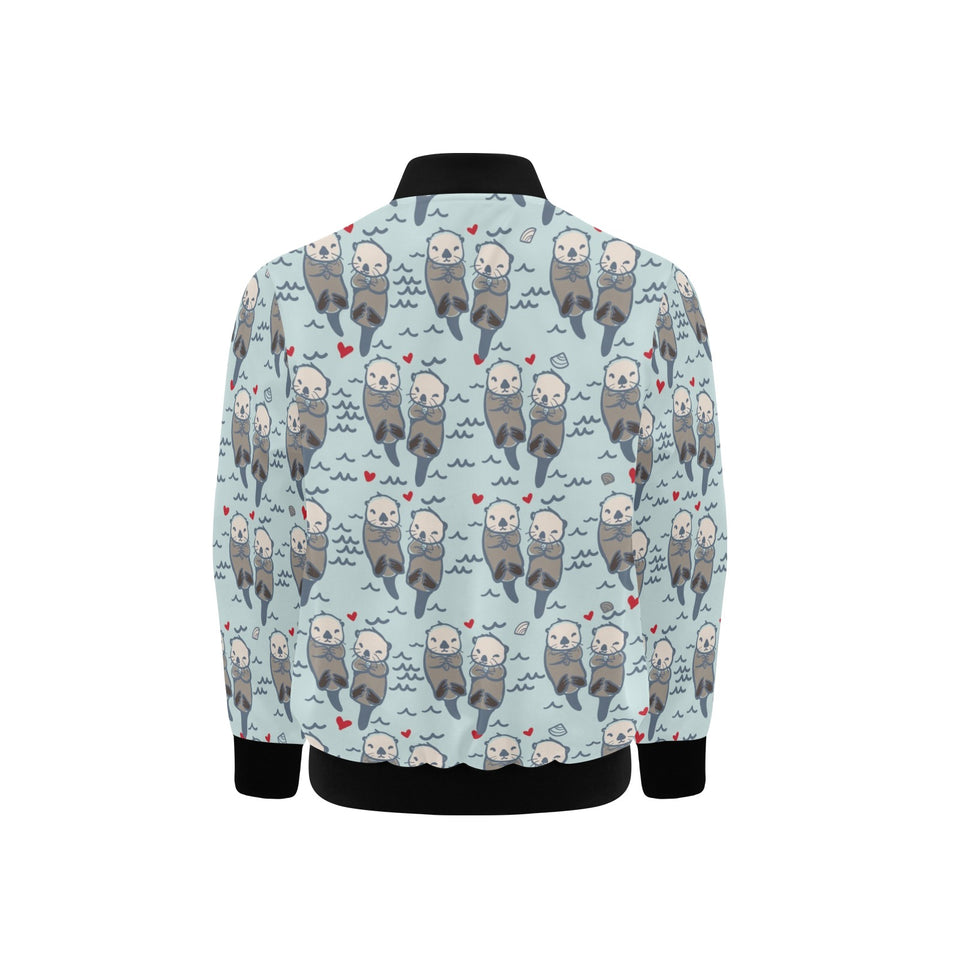 Lovely Sea Otter Pattern Kids' Boys' Girls' Bomber Jacket