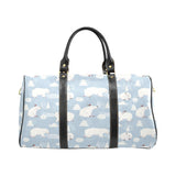 Cute polar bears Christmas decoration pattern Travel Bag
