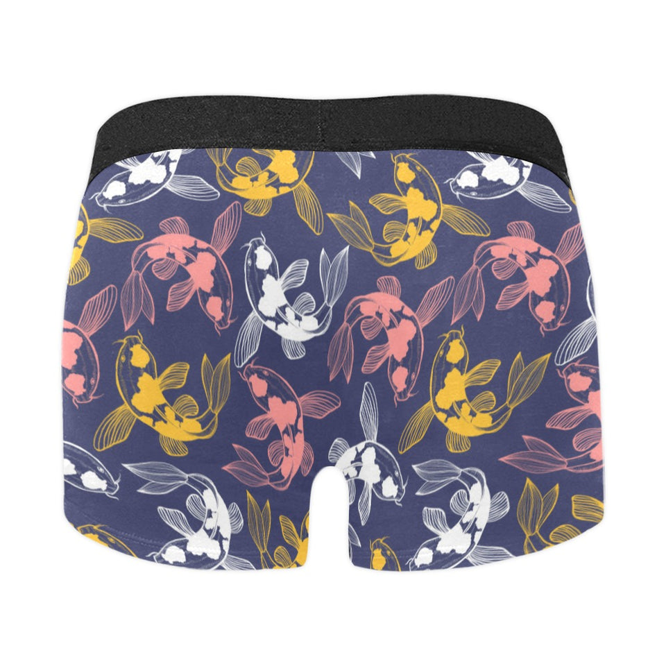 Koi Fish Carp Fish pattern Men's All Over Print Boxer Briefs Men's Underwear