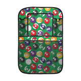 Billiard Ball Pattern Print Design 02 Car Seat Back Organizer