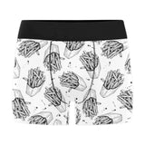 Hand drawn french fries pattern Men's All Over Print Boxer Briefs Men's Underwear