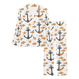 Clown Fish Pattern Print Design 02 Women's Long Pajama Set