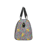 Cute yellow monkey leaves pattern Travel Bag