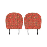 Red Tomato Pattern Car Headrest Cover