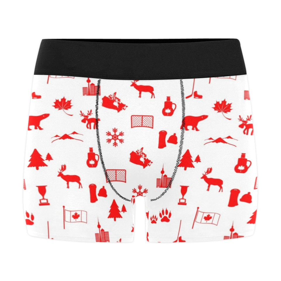 Canada Pattern Print Design 04 Men's All Over Print Boxer Briefs Men's Underwear