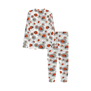 Ladybug Pattern Print Design 05 Kids' Boys' Girls' All Over Print Pajama Set