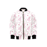 Hand drawn ice cream pattern Kids' Boys' Girls' Bomber Jacket
