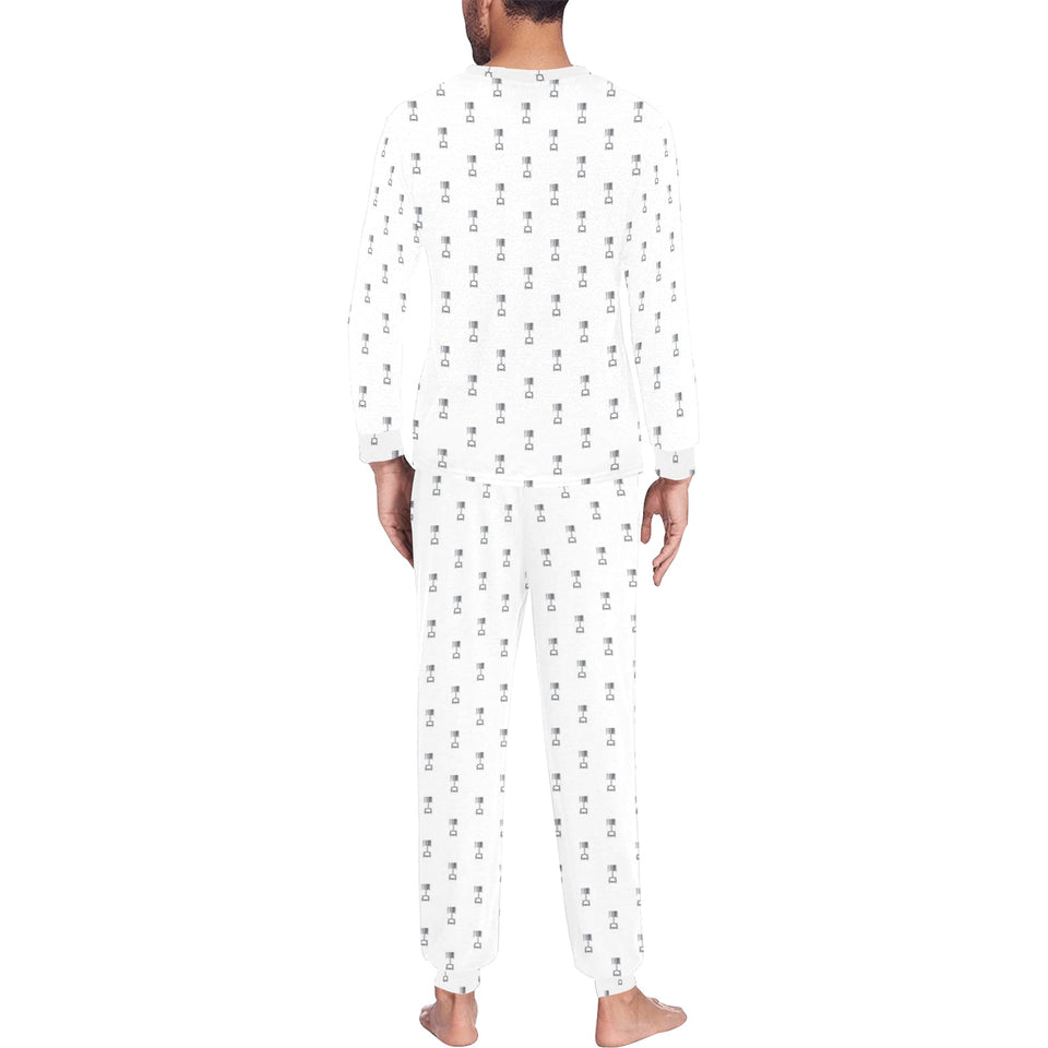 Engine Piston Background Pattern Print Design 01 Men's All Over Print Pajama