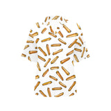 French fries potato pattern Women's All Over Print Hawaiian Shirt