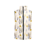 Lavender modern pattern blackground Women's Padded Vest