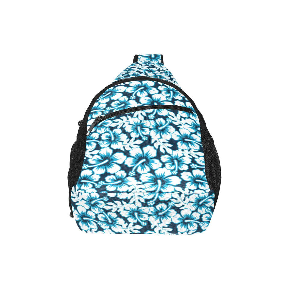 Hibiscus Pattern Print Design 04 All Over Print Chest Bag